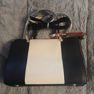 Black and White Women's Handbag